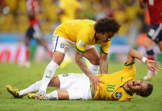 The Noise From Brazil: Argentina fans take the piss out of Neymar’s back injury, Di Maria out of semi final and the Suarez bite referee is back