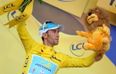 ICYMI: Squirm as Tour de France stage winner Vincenzo Nibali tries and fails to get on-stage kiss