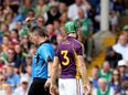 Video: Limerick’s Shane Dowling gets timbered by Wexford’s Matthew O’Hanlon