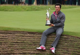 Pic: Looks like the McIlroy clan drank Jägermeister from the Claret Jug last night