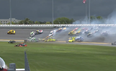 Video: 42 cars involved in two massive crashes at rain-shortened Daytona 400