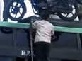 Video: Indian men loading motorbike onto bus roof is the most impressive thing you’ll see today