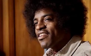 Video: Andre 3000 does a very convincing Jimi Hendrix impersonation in the official trailer for All Is by My Side