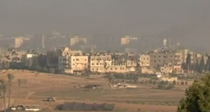 Video: Terrifying time-lapse shows the destruction of Gaza neighbourhood in just one hour