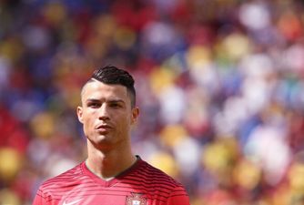 GIF: What the hell was going on with Cristiano Ronaldo on Japanese television last night?