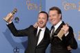 Pic: Aaron Paul and Bryan Cranston were reunited at an awards do and they took this brilliant shot