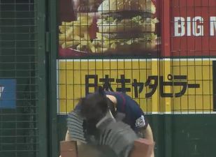 Video: Female Japanese martial artist breaks ten cement blocks with her head, then throws out first pitch at baseball game