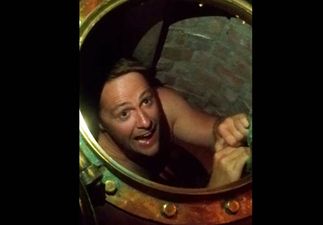 Video: Ever wanted to see Keith Barry climb down a well in a pub in Sligo? Now’s your chance…