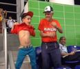 Vine: Remember that young fan doing the freaky dance in the crowd in Miami last week? He’s back.