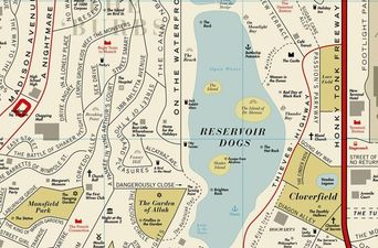 Pic: This imaginary map of movie titles as ‘real’ locations is absolutely brilliant
