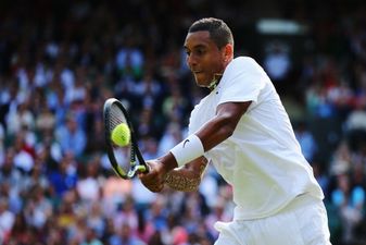 Vine: Nick Kyrgios hit the most nonchalantly brilliant between the legs winner against Rafa Nadal at Wimbledon today