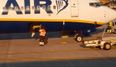 Video: These baggage handlers on a Ryanair flight in Bergamo didn’t exactly take a handle with care approach
