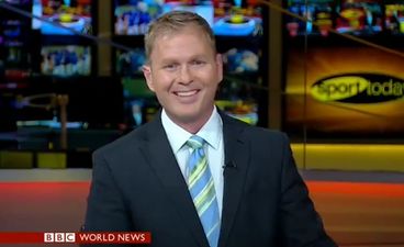 Video: Galway-based BBC presenter hilariously loses his voice on live TV