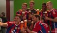 Pic: Bayern Munich go on the lash (in a very calm, responsible, sponsored kind of way)