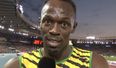 Video: Usain Bolt has a little rant at Gabby Logan in the BBC studio
