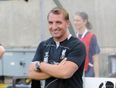 Video: Brendan Rodgers has laugh with journalists about Luis Suarez texting him before yesterday’s game