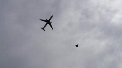 Update: Plane escorted to Manchester Airport by RAF jet following ‘bomb threat’