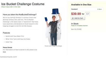 Pic: So, it seems that there is already an ice bucket Halloween costume