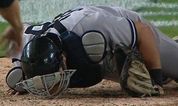 Vine: Foul ball! Baseball catcher gets hit right in the nuts