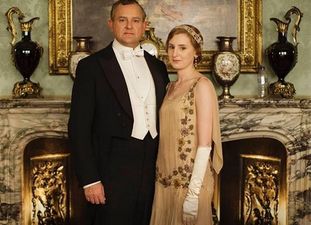 Pic: Downton Abbey cast respond to plastic water bottle gaffe in style