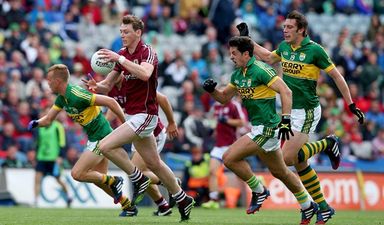 Vine: Thomas Flynn barges through the Kerry defence but Kingdom through to semi-finals