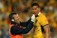 Video: Did anybody see Israel Folau’s sickening head clash over the weekend?