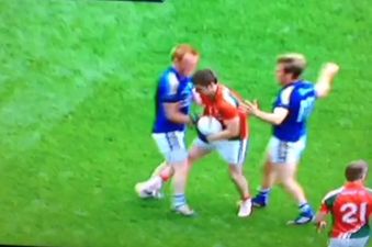 Vine: Mayo’s Lee Keegan harshly sent off against Kerry at Croke Park
