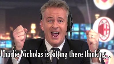Video: A wonderful 140 seconds of Charlie Nicholas ‘just sitting there thinking’ on Soccer Saturday