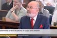 Video: Senator David Norris gives an impassioned, phenomenal speech about Gaza bombings