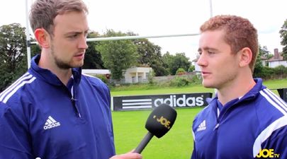 Video: JOE takes on Paddy Jackson in a kicking challenge and talks all things rugby and lip-syncing