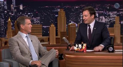 Video: Stop everything! Navan man Pierce Brosnan played N64 video game Goldeneye with Jimmy Fallon last night