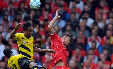 Video: Pierre-Emerick Aubameyang put on a Spiderman mask after scoring for Dortmund tonight
