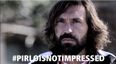 Video: The very impressive Andrea Pirlo is not impressed, not even by knife-jugglers, breakdancers or bikini models