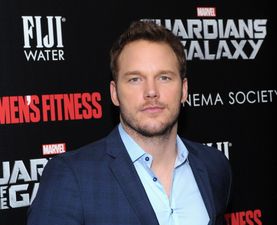 Pic: Sound man Chris Pratt visits seriously ill eight-year-old LEGO fan in hospital