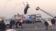 Video: Failed car stunt nearly wipes out film crew
