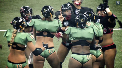 Video: Lingerie Football League player punches opposing coach in the face