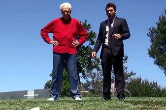 Video: Bob Barker recreated the famous fight scene from Happy Gilmore on a US soap last night