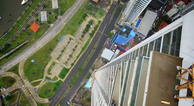 Video: Check out this insane clip of the world’s largest urban zip-line