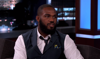 Video: Jon Jones appears on Jimmy Kimmel and adds spice to his feud with Daniel Cormier