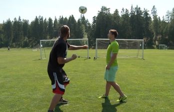 Video: This heavyweight boxer may have just broken the world record for punching a football…