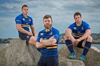 Leinster reveal their brand new European jersey for 2014/15