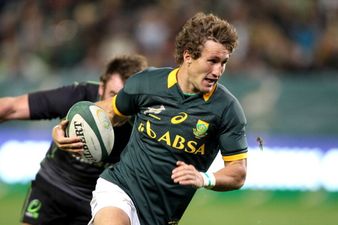 Video: Johan Goosen gets smashed and nails ANOTHER monster drop goal for Racing Metro