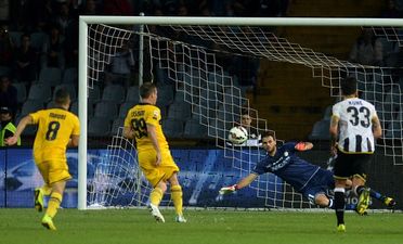 Vine: Antonio Cassano scored the perfect panenka penalty for Parma last night