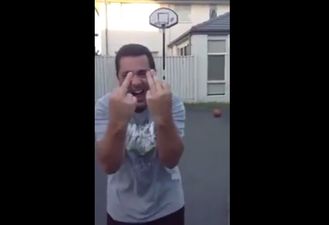 Video: Aussie Dad wins the bet of a lifetime with this stunning fluke of a basketball shot