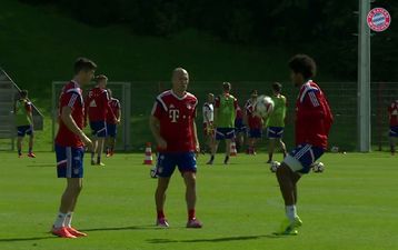 Video: Bayern Munich’s ‘bucket ball’ training drill looks like so much fun