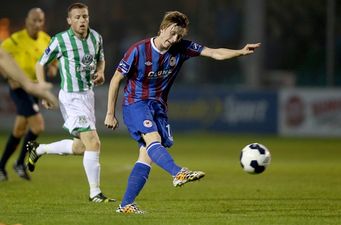 Vine: St Pats’ Chris Forrester scored an absolute stunner against Bray last night