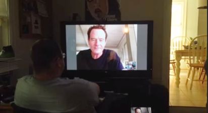 Breaking Bad fan with terminal brain cancer sees his wish come true by meeting Bryan Cranston