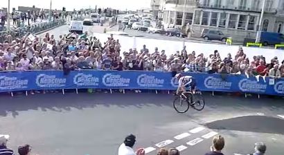 Video: Three different angles of the most spectacular cycling crash we’ve ever seen