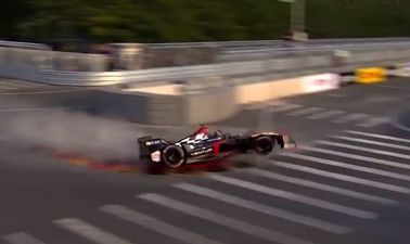 Video: How Nick Heidfeld walked away from this Formula E crash we’ll never know