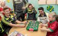 Video: Kerry’s James O’Donoghue played a spot of table football with kids in Crumlin Hospital today